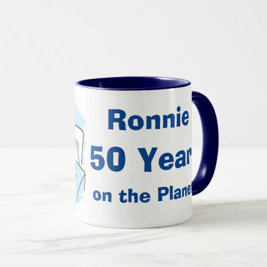 Marketing Manager met de Ideeën van de Campagne va Mok (Voorkant rechts)