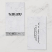 Marketing | Marmer | Executive II Visitekaartje (Voorkant / Achterkant)
