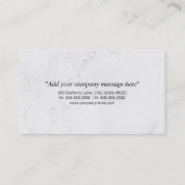 Marketing | Marmer | Uitvoerend | Visitekaartje (Achterkant)