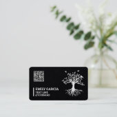 Marketing MLM Aangepaste QR Visitekaartje (Staand voorkant)