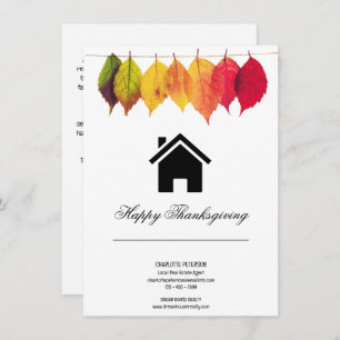 Marketing of Pop van de Thanksgiving van onroerend Feestdagenkaart