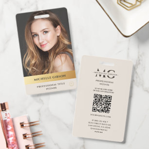 Marketing Professional Elegante Zand Nepgoud Badge