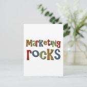 Marketing Rocks Briefkaart (Staand voorkant)