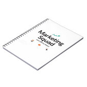 Marketing Squad – Data. Gestreept. Herhalen. Notitieboek (Linkerzijde)