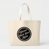 Marketing Swag van bedrijfsafzet Grote Tote Bag (Voorkant)