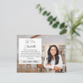 Marketing van Estate Agent Briefkaart (Staand voorkant)