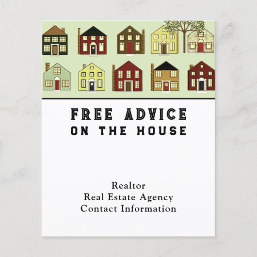 Marketing van Estate Agent Flyer (Voorkant)