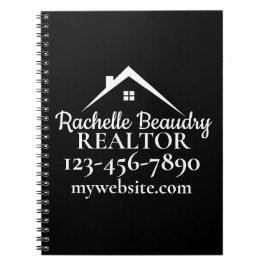 Marketing van onroerend goed Aangepaste makelaar Notitieboek