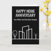 Marketing van onroerend goedbedrijf Aangepaste chi Kaart (Gele Bloem)