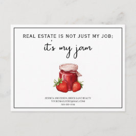 Marketing vastgoed is mijn Jam Realty Briefkaart
