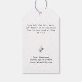 Marketing vastgoeddoorverwijzing | Dank u Trendy Cadeaulabel (Achterkant)