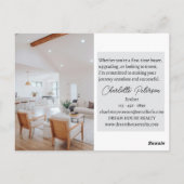 Marketing voor makelaars briefkaart (Achterkant)