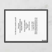 Marketing voor onroerend goed briefkaart (Achterkant)