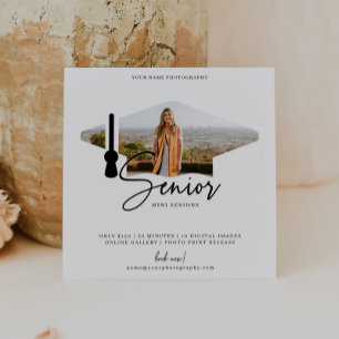 Marketing voor senior fotografie minisessie notitiekaartje