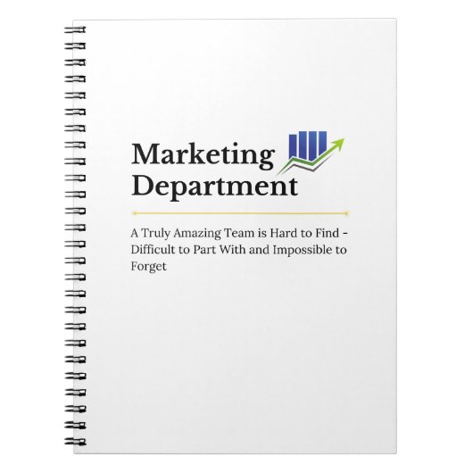 Marketingafdeling Notitieboek (Voorkant)
