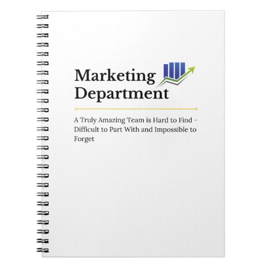 Marketingafdeling Notitieboek (Voorkant)