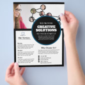 Marketingbureau Flyer (Hand)