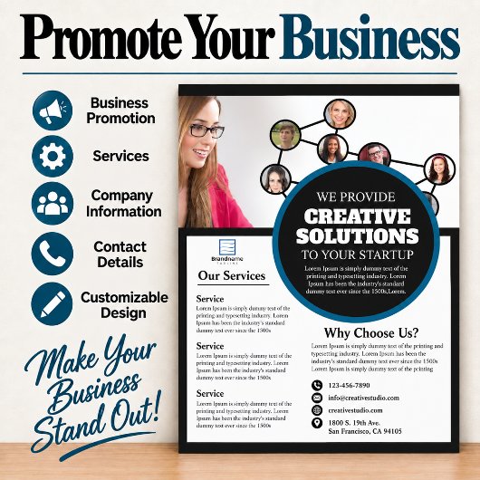 Marketingbureau Flyer