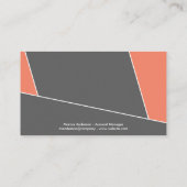 Marketingconsultant | Moderne Kleurblokken Visitekaartje (Achterkant)