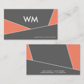 Marketingconsultant | Moderne Kleurblokken Visitekaartje (Voorkant / Achterkant)