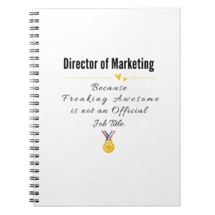 Marketingdirecteur Notitieboek
