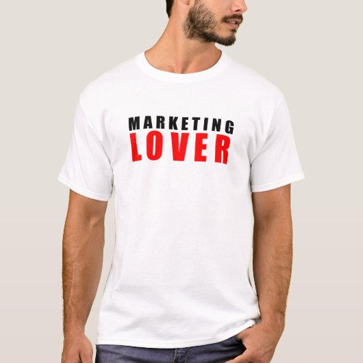 Marketingliefhebber T-shirt (Voorkant)