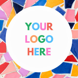 Marketingmateriaal Aangepaste zakelijke Logo Ronde Sticker