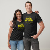 Marketingontwerp Copywriter Space Backside Design T-shirt (Unisex)