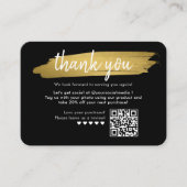 Marketingpakket Invoegen Zakelijke bedankkaart Visitekaartje (Voorkant)