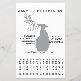 Marketingschaar Trendy Moderne verstuiffles Flyer