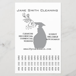 Marketingschaar Trendy Moderne verstuiffles Flyer