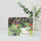 Marketplace in Pokhara Briefkaart (Staand voorkant)