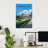 Markfield Park Haringey Londen Reisposter Poster (Thuiskantoor)