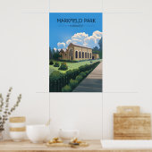 Markfield Park Haringey Londen Reisposter Poster (Keuken)