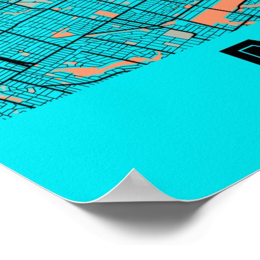 Markham - Canada Gloria City Map Poster (Hoek)