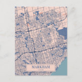 Markham Canada Winderige Stad Kaart Reizen (Voorkant)