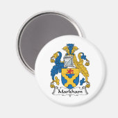 Markham Family Crest Magneet (Voorkant / Achterkant)