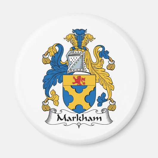 Markham Family Crest Magneet (Voorkant)