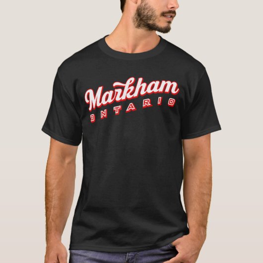 Markham Ontario T-shirt (Voorkant)