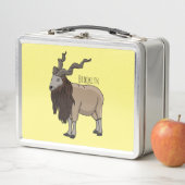 Markhor geit cartoon illustratie (In situ)