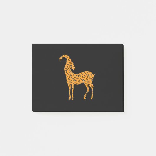 Markhor makkelijk Halloween-outfit geitenkindkostu Post-it® Notes (Voorkant)