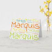 Markies Kaart (Gele Bloem)