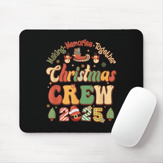 Marking Together Matching Family Christmas Crew 20 Muismat (Met muis)