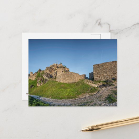 Marko's Towers - Prilep, Briefkaart Macedonië (Voorkant / Achterkant in situ)