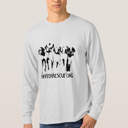 Mark's Crew Collectie Mannen T-shirt met lange mou (Voorkant)