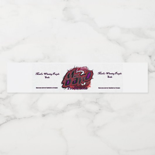 Mark's G Soda Waterfles Etiket (Enkel label)