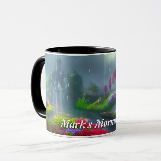 Mark's Morning Tea Gepersonaliseerd  Mok (Voorkant links)