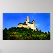 marksburg castle braubach rhine vallei poster (Voorkant)