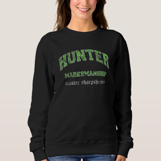 Marksmanship Hunter Mmo Gamer Trui (Voorkant)