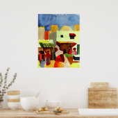 Markt Algier Poster (Keuken)